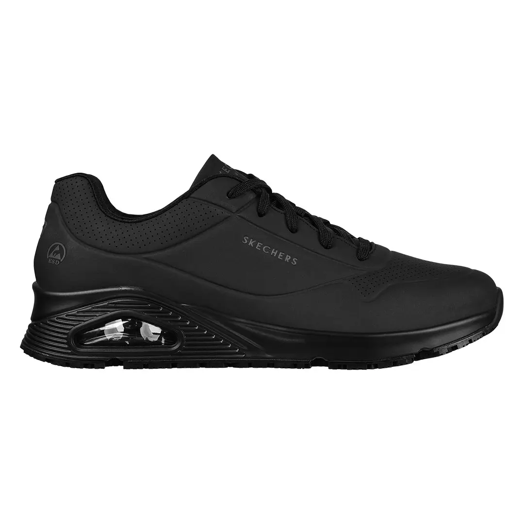 UNO SR SUTAL, skechers plitke radne patike sa esd fukncijom, o1 fo src, crne