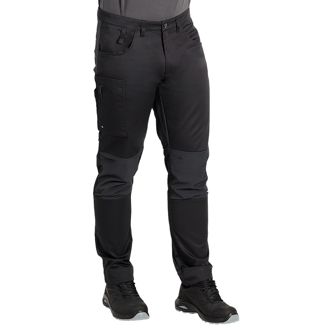 ROVER, servisne radne pantalone sa elastinom, tamno sive