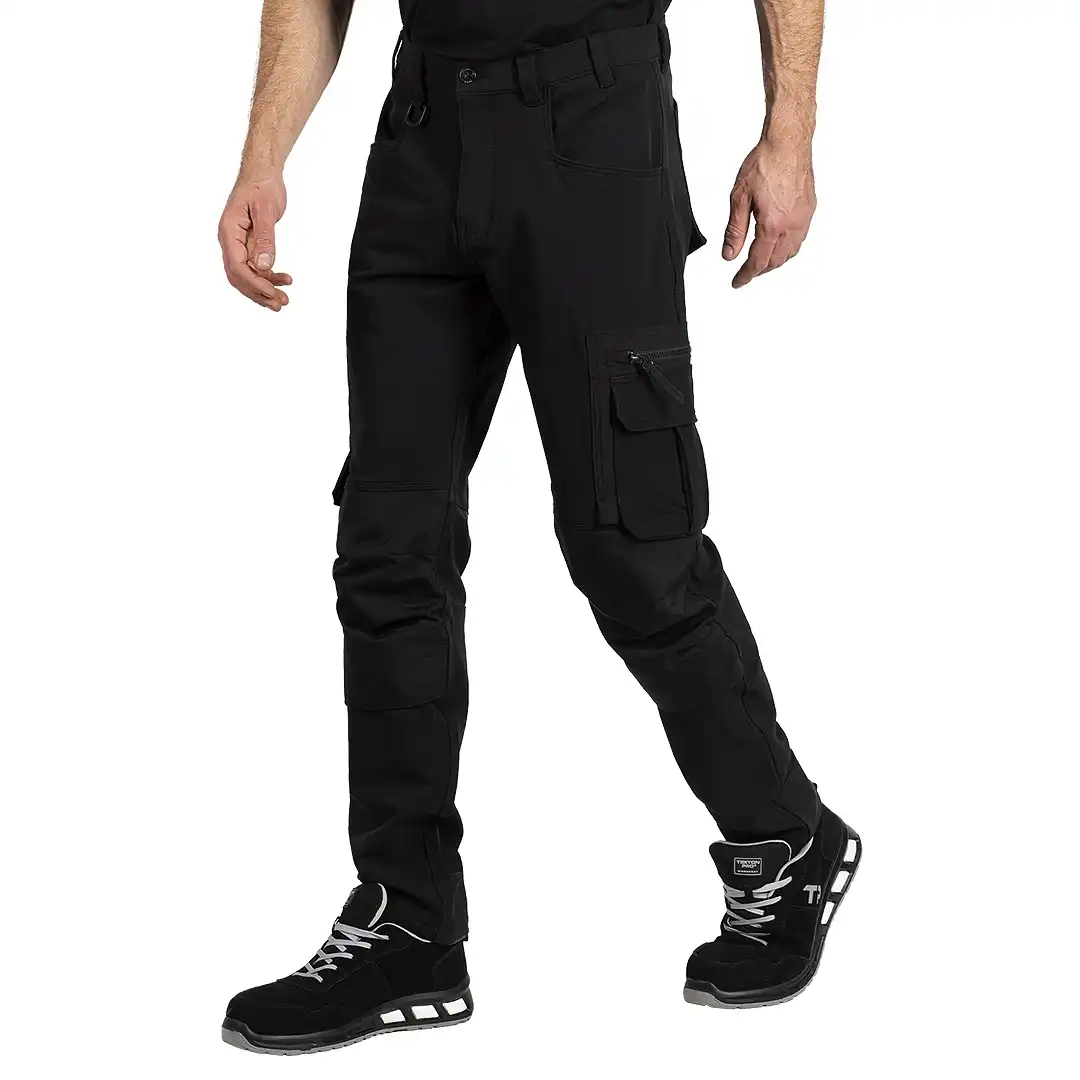 PERFORMANCE, radne pantalone sa elastinom, crne
