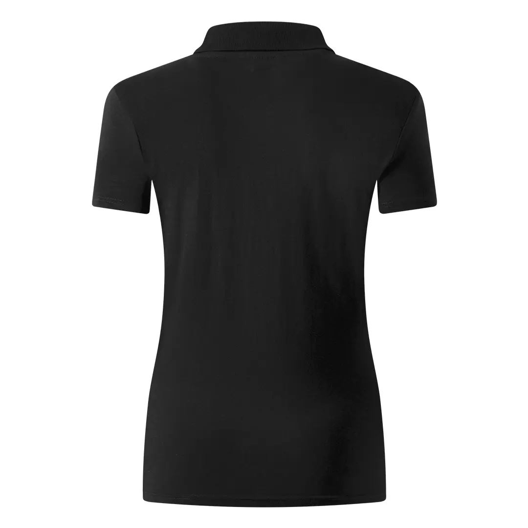 UNA, ženska polo majica, 180 g/m2, crna