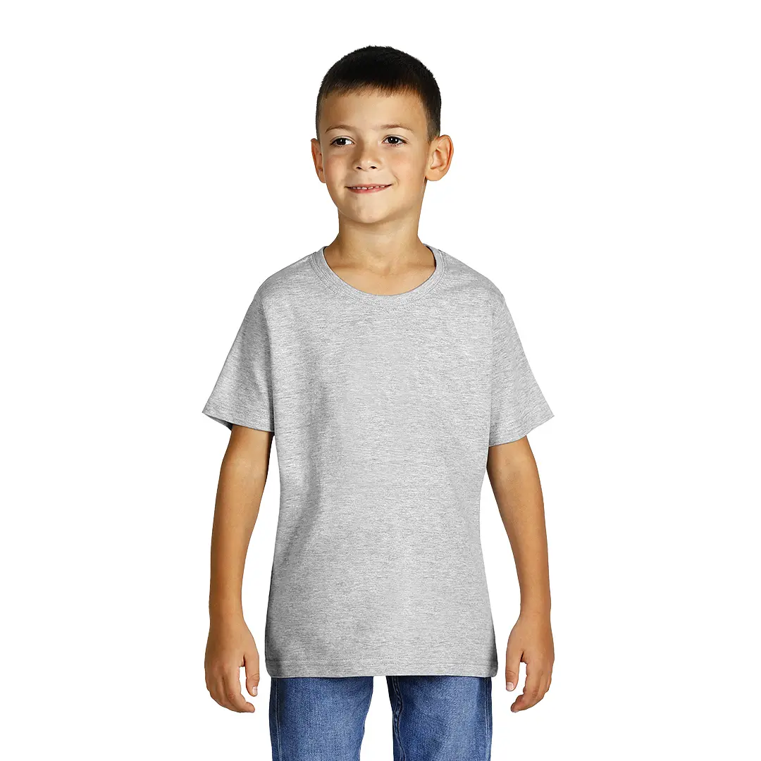 MASTER KID, dečja pamučna majica, 150 g/m2, pepeljasta