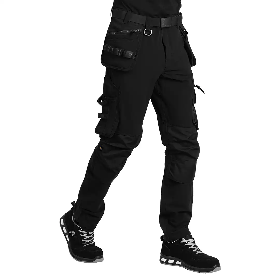 PERFORMANCE PLUS, radne pantalone sa elastinom, crne