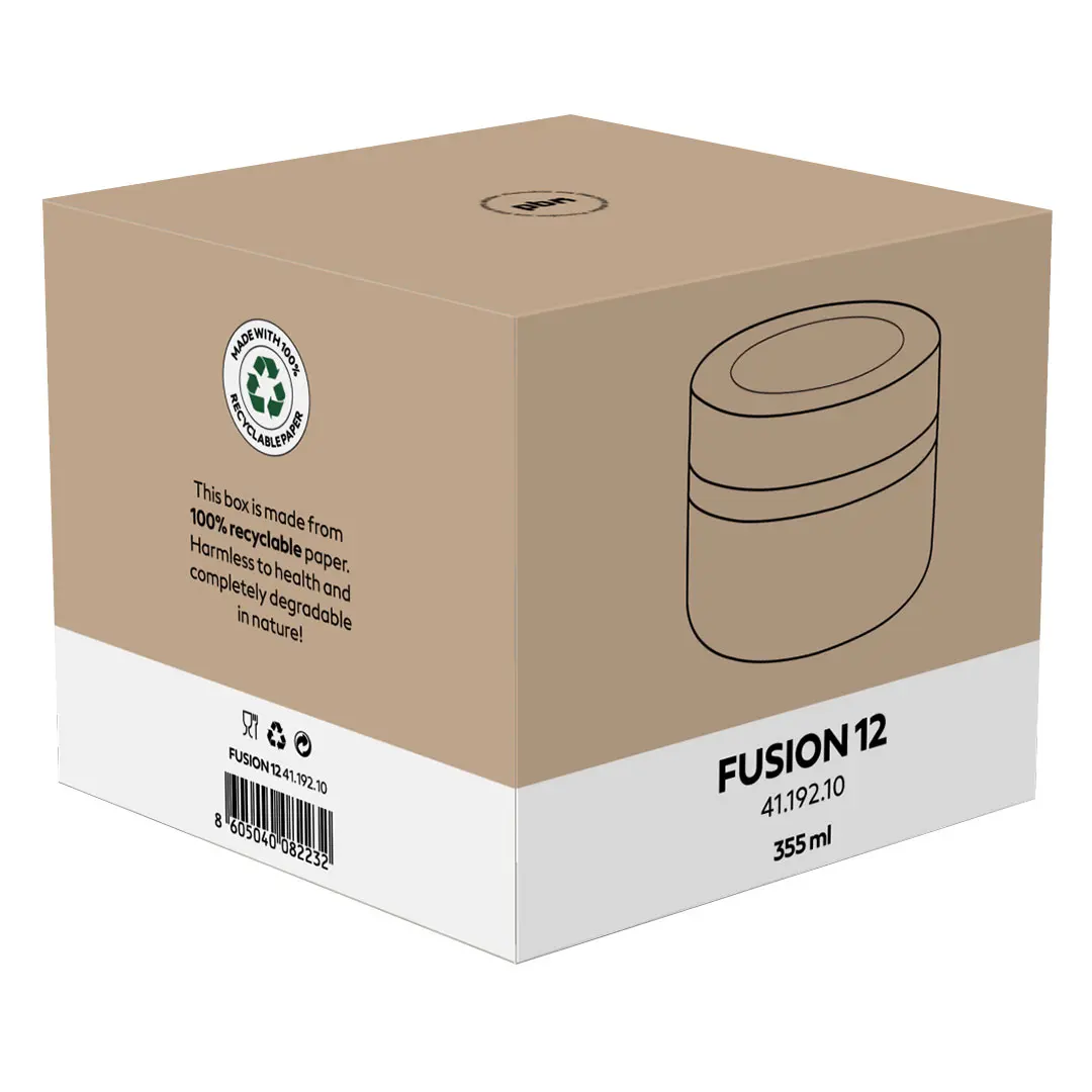 FUSION 12, posuda za hranu, 355 ml, crna