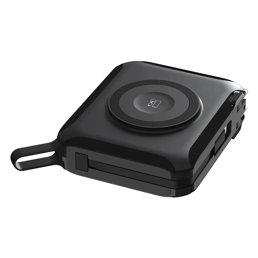 BARACUDA PRO, univerzalni putni punjač laptop pomoćna baterija, 15.000 mah, pd 65w, sa magnetom, crna