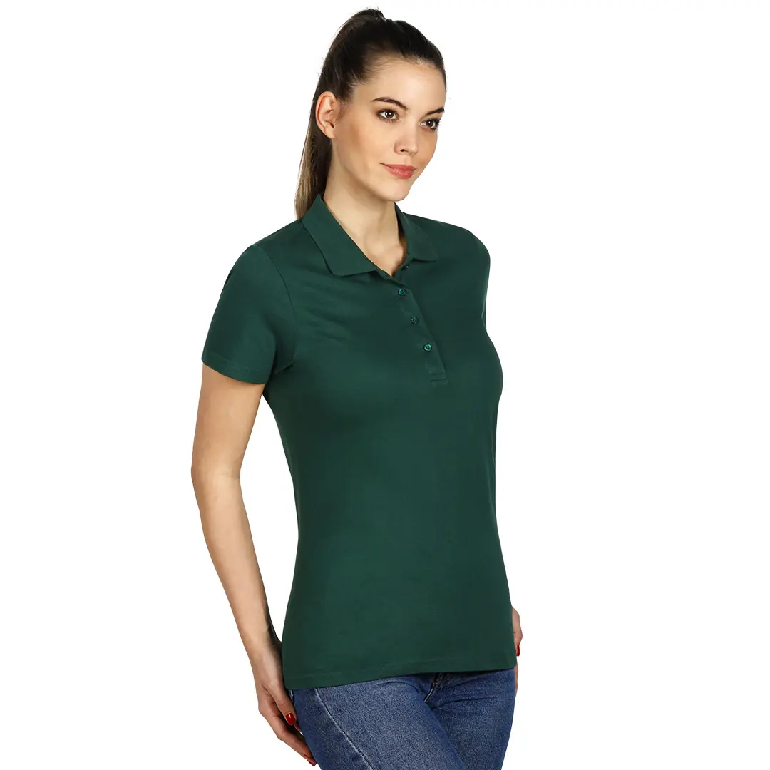 UNA, ženska polo majica, 180 g/m2, zelena