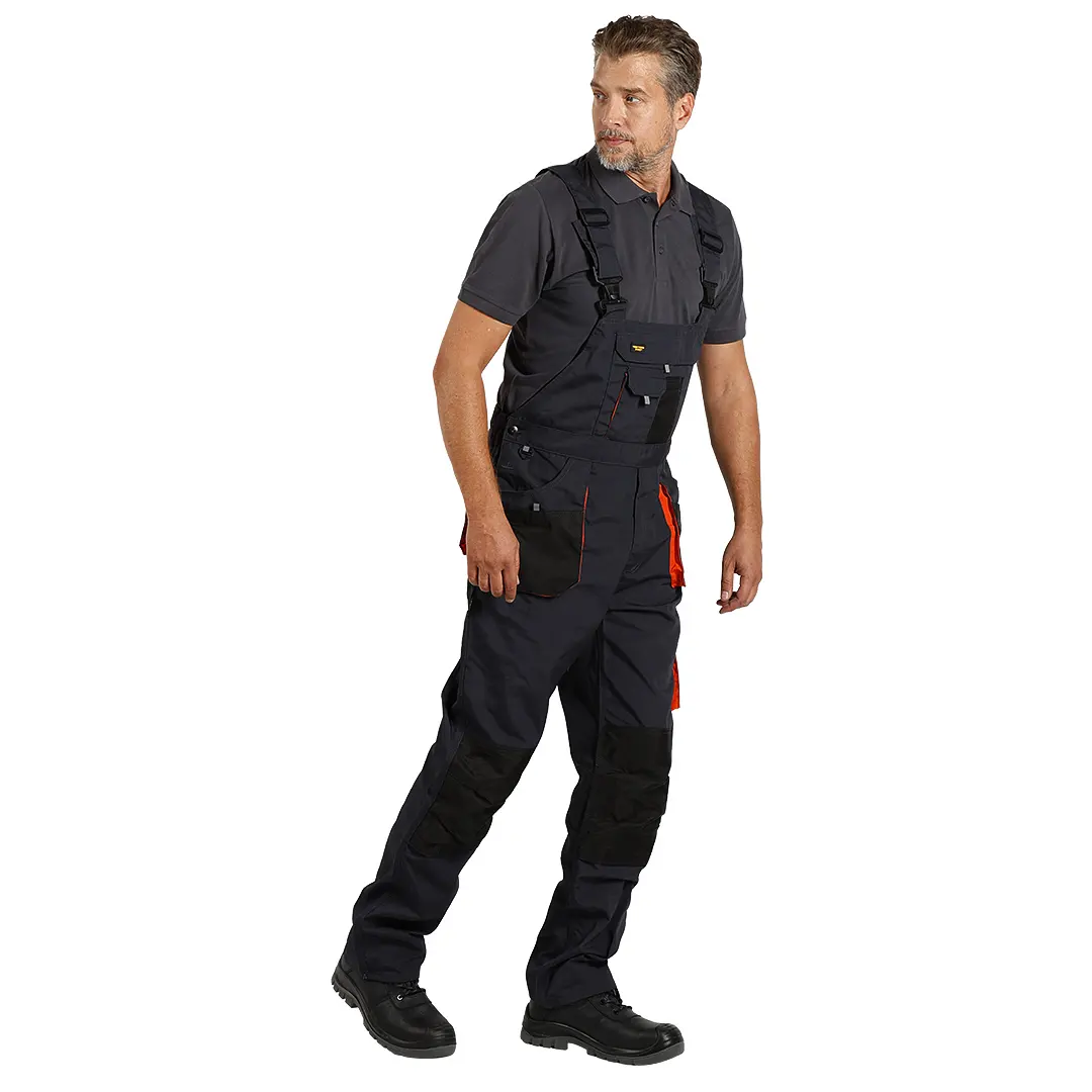HAMMER BIB PANTS, radni polukombinezon, tamno sivi