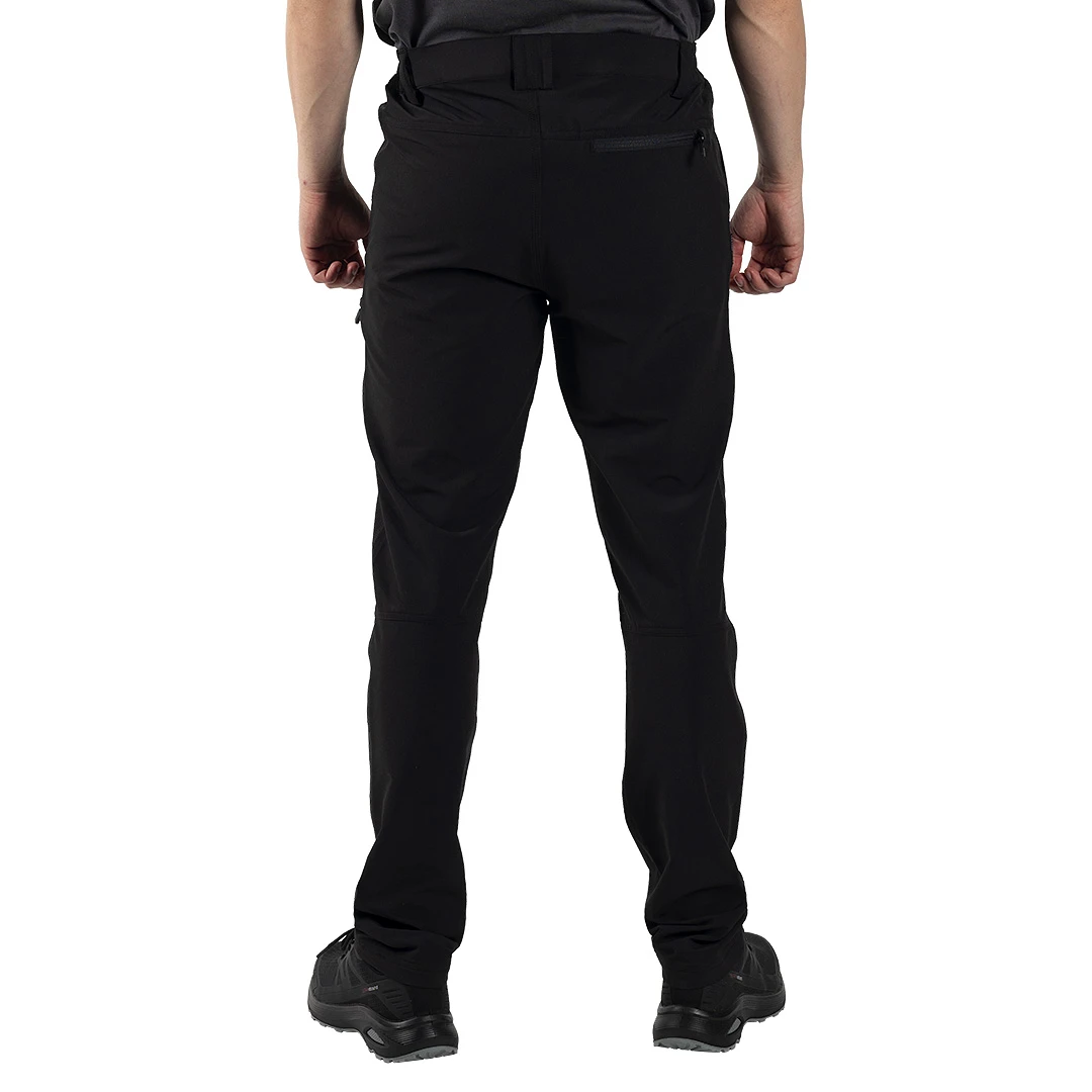 PANTHER TRACK PANTS, funkcionalne pantalone sa elastinom, crna