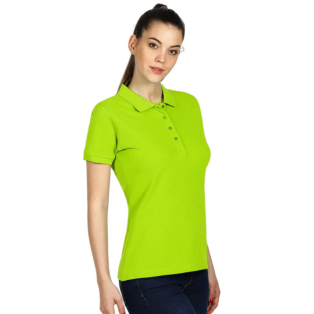 SUNNY, ženska polo majica, 180 g/m2, svetlo zelena