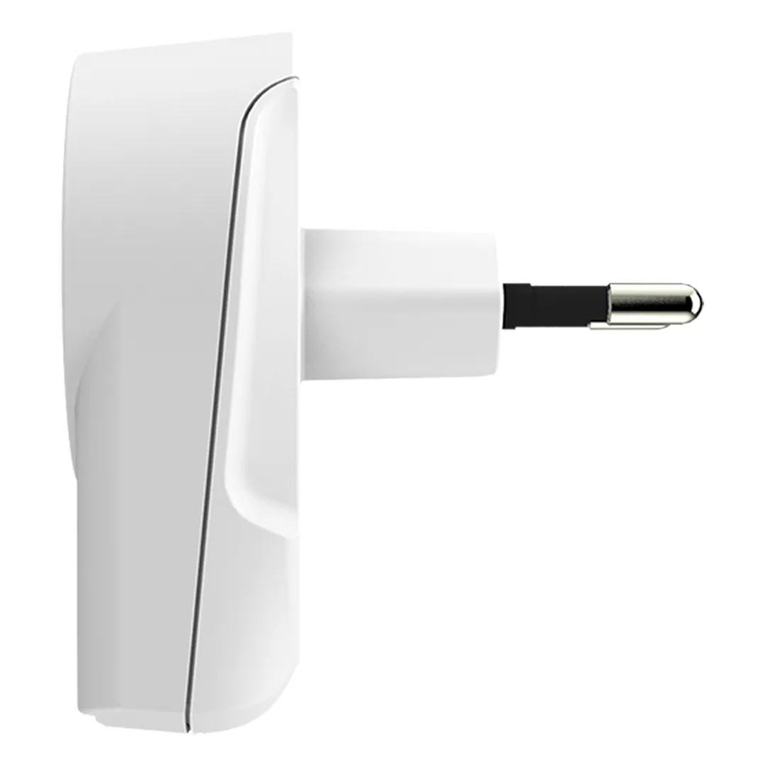 EURO USB CHARGER AC, zidni punjač, beli