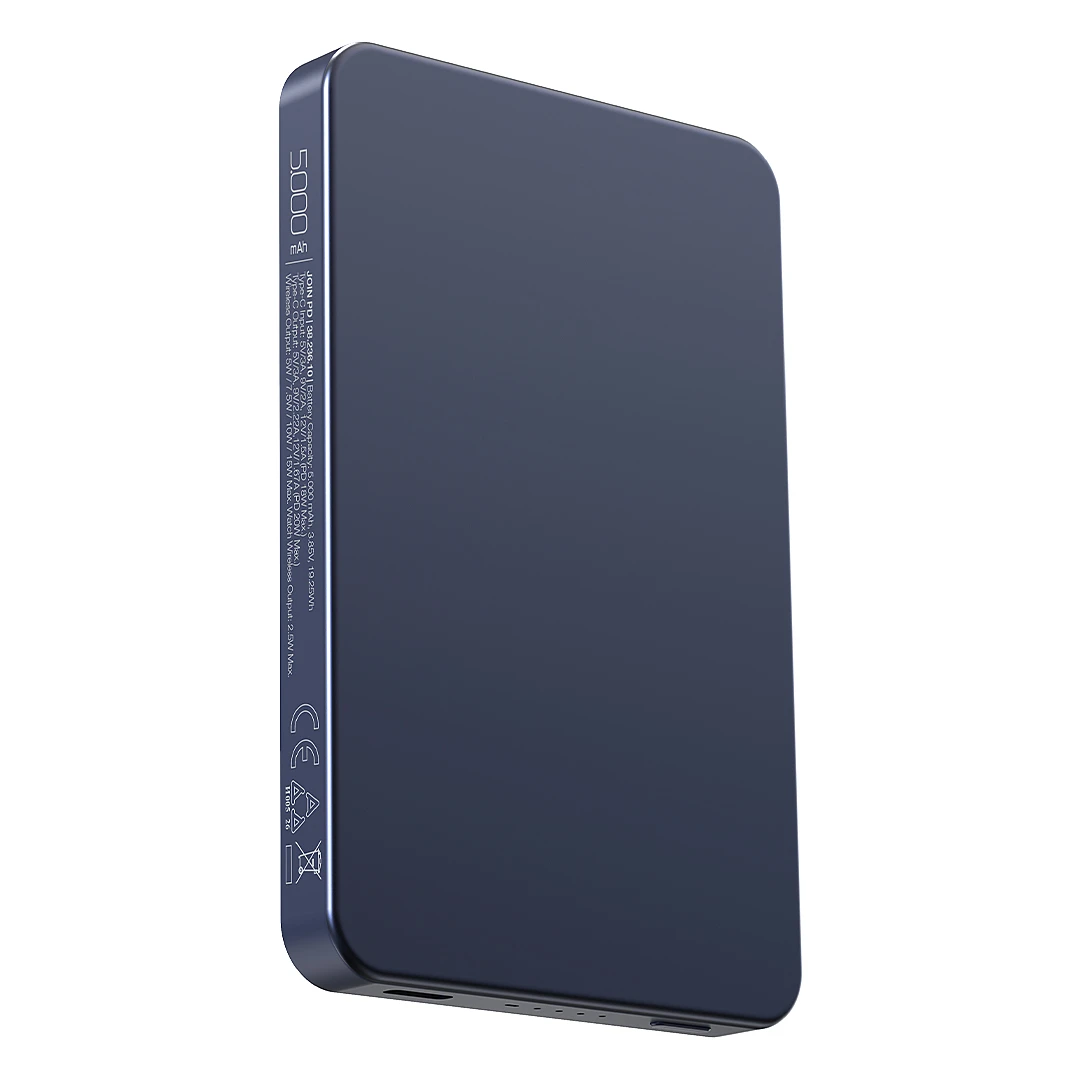 JOIN PD, pomoćna baterija 5.000 mah, 15 w, sa magnetom, plavi