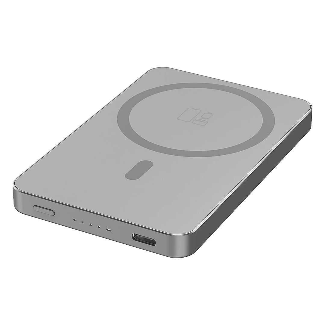 JOIN PD, pomoćna baterija 5.000 mah, 15 w, sa magnetom, srebrni