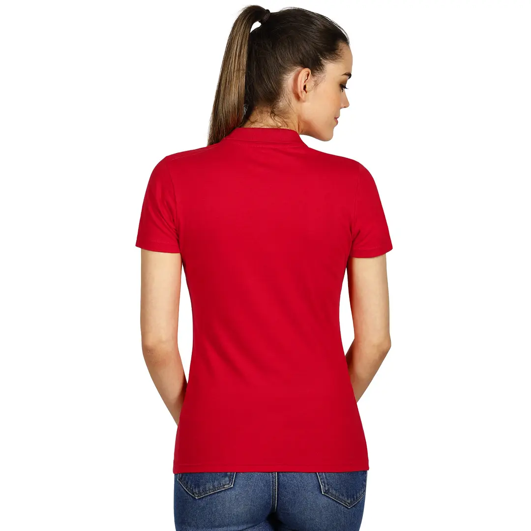 UNA, ženska polo majica, 180 g/m2, crvena