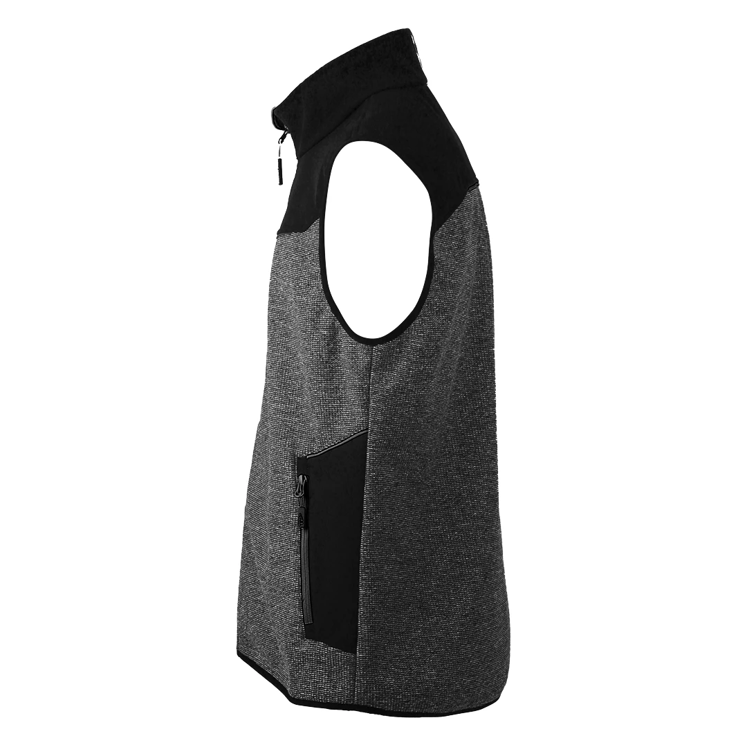 PANTHER GREY VEST, softshell prsluk, crni