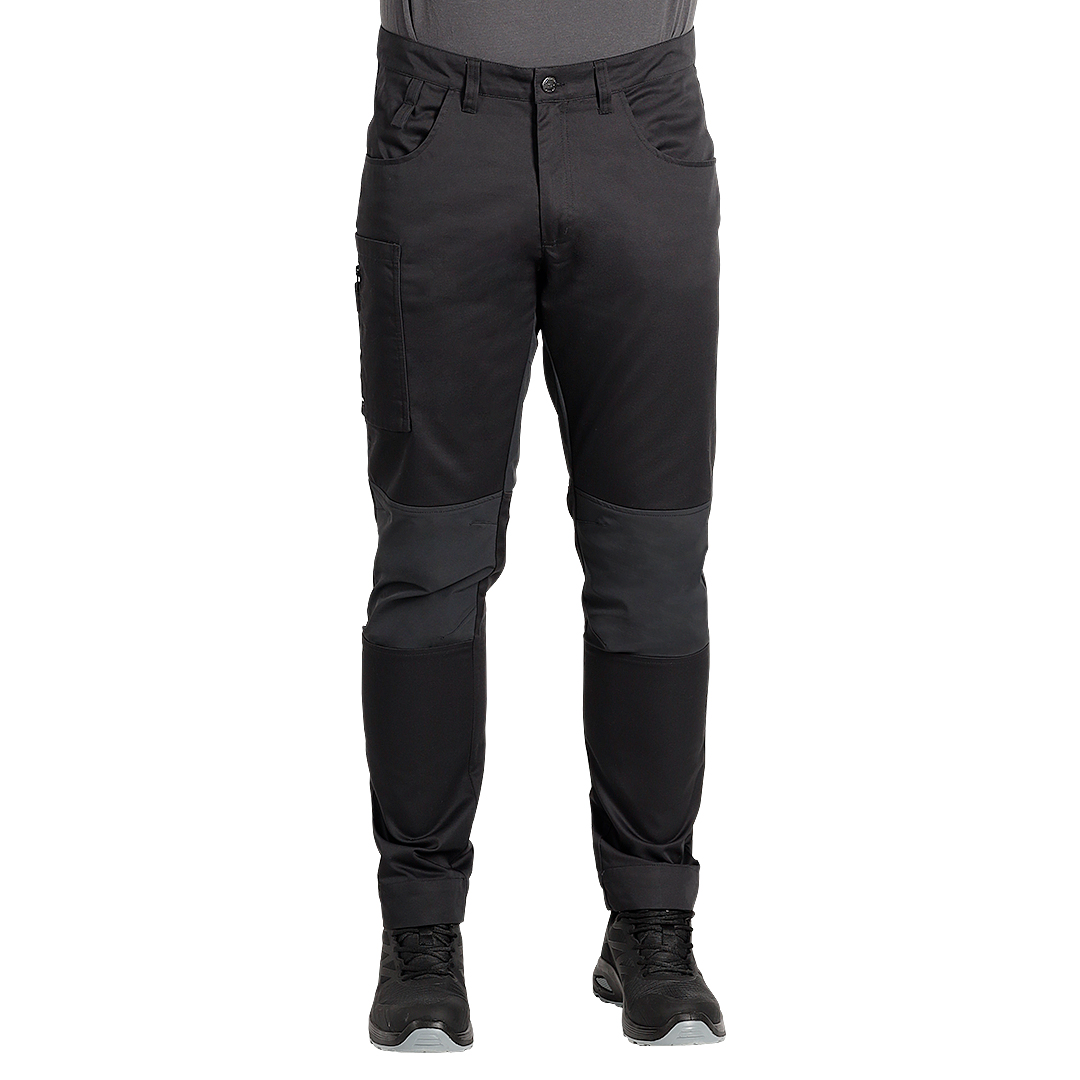 ROVER, servisne radne pantalone sa elastinom, tamno sive