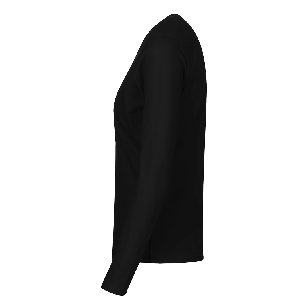 TARGET LSL LADY, ženska pamučna majica dugih rukava, 160 g/m2, crna