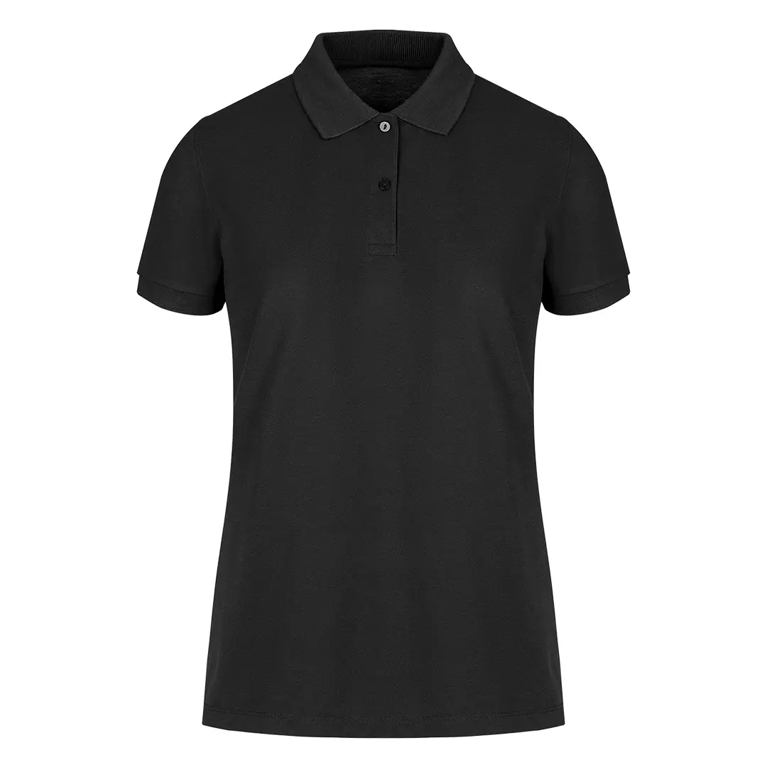 GO GREEN LADY, ženska polo majica, 180 g/m2, crna