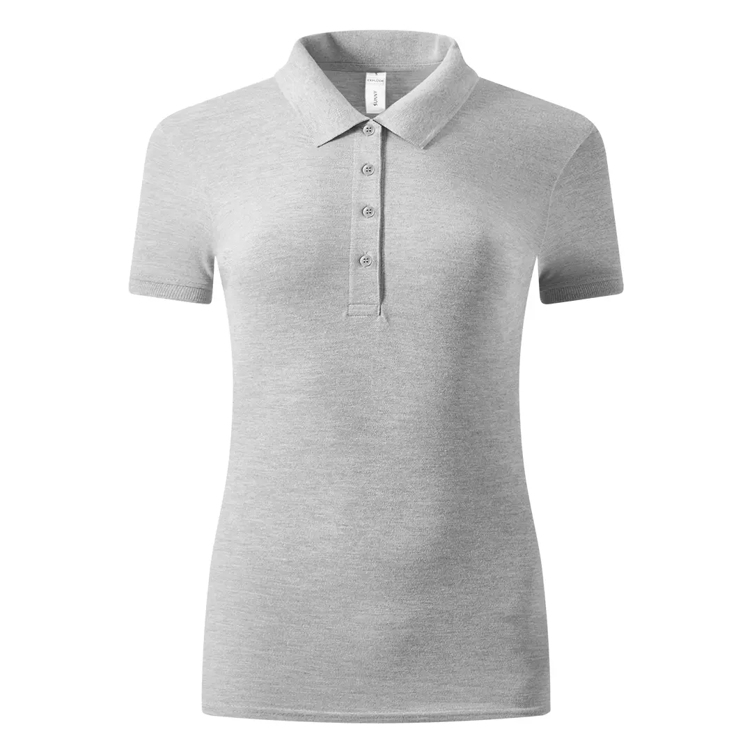 SUNNY, ženska polo majica, 180 g/m2, pepeljasta