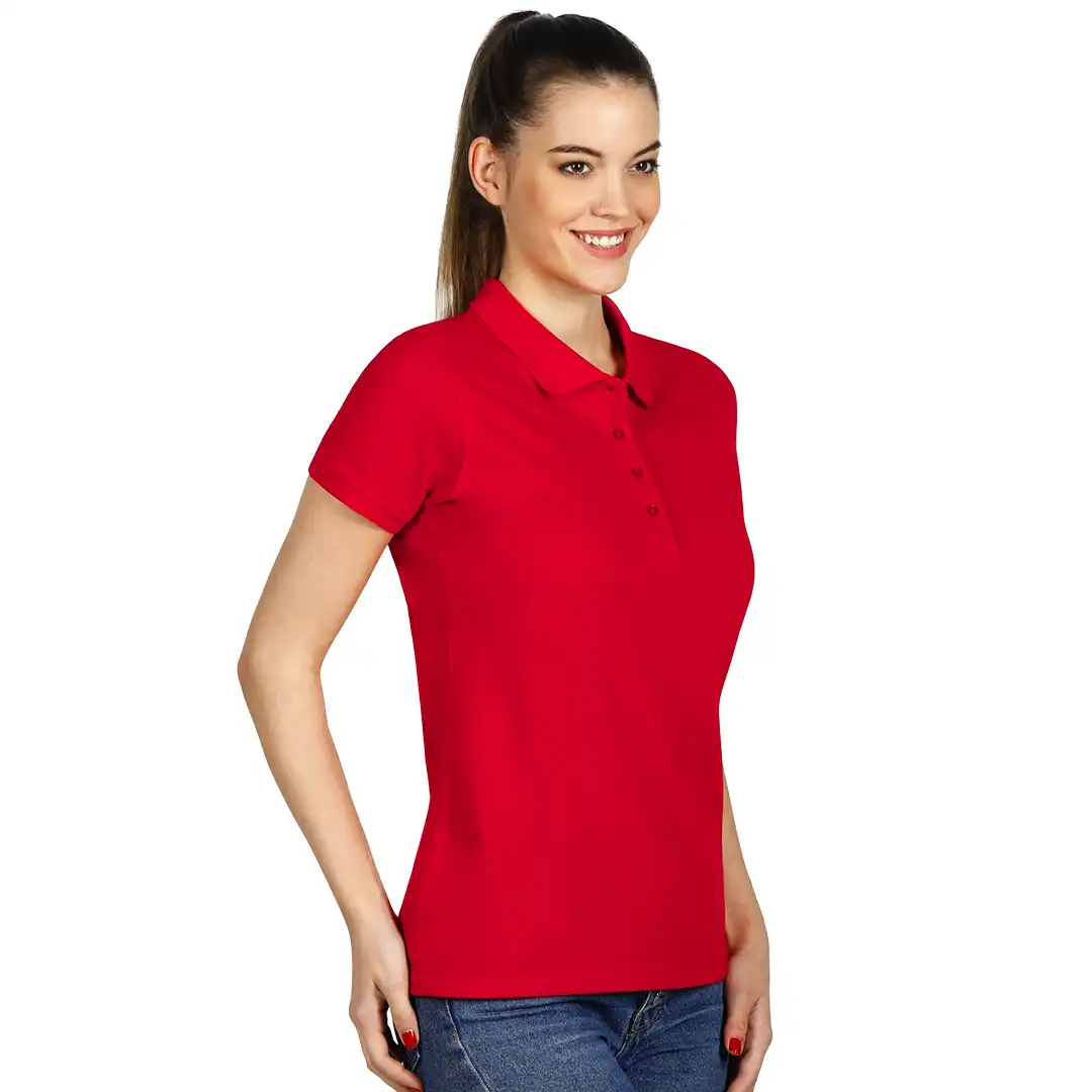 TOP GUN LADY, ženska polo majica, 210 g/m2, crvena