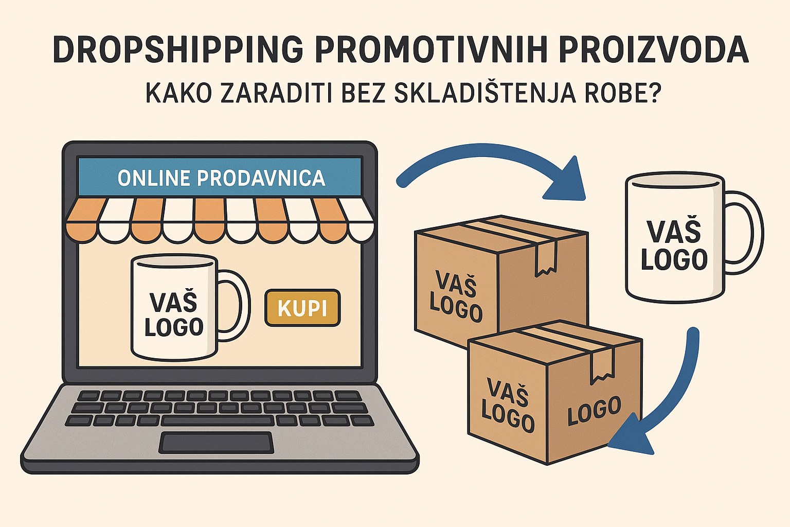 Dropshipping promotivnih proizvoda: Kako zaraditi bez skladištenja robe?