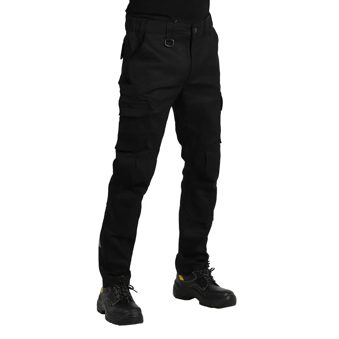 FORCE PANTS, radne pantalone sa elastinom, crne