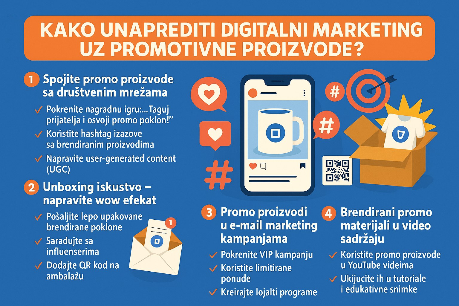 Kako unaprediti digitalni marketing uz promotivne proizvode?