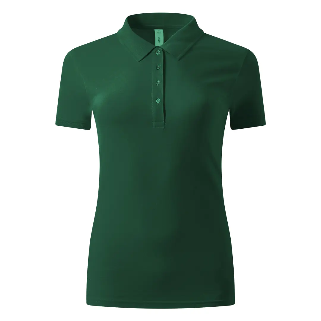 SUNNY, ženska polo majica, 180 g/m2, tamno zelena