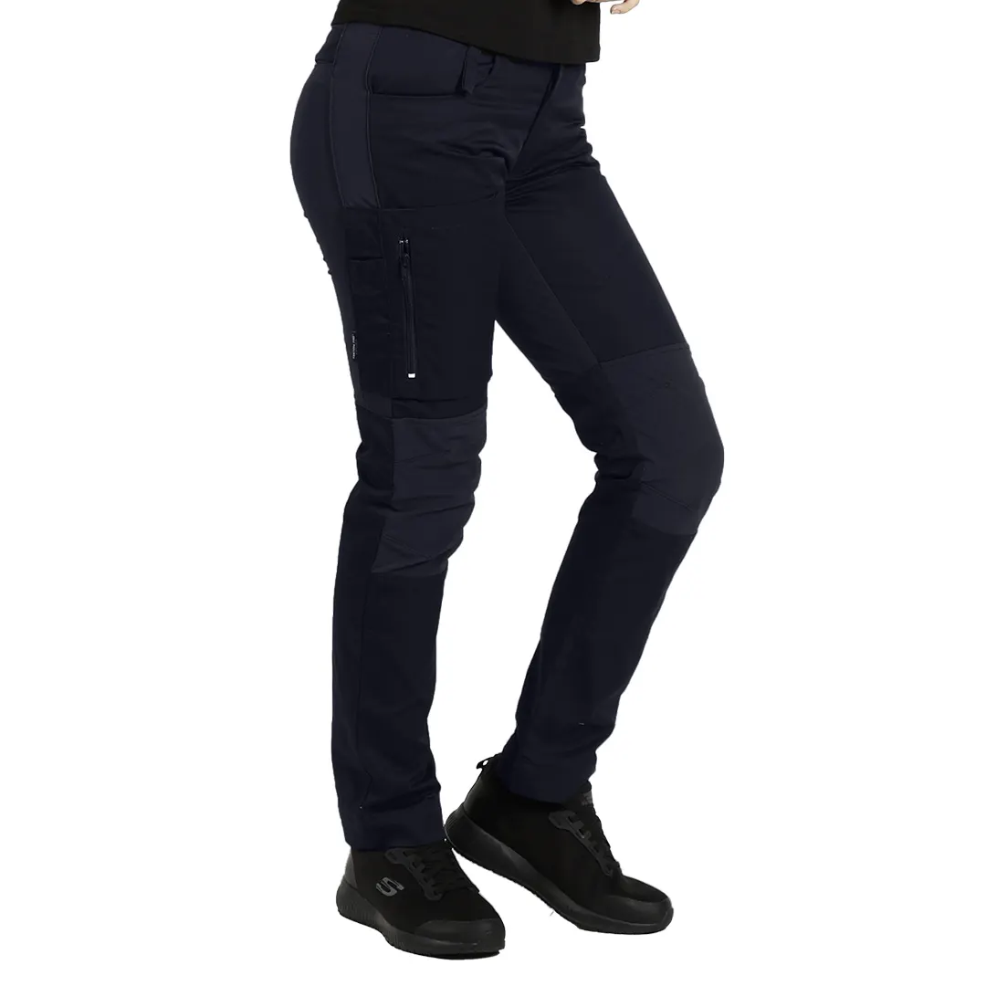 ROVER WOMEN S, ženske servisne radne pantalone sa elastinom, plavi