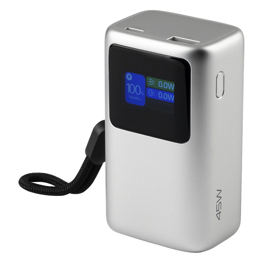NEXUS 10PD 45W, pomoćna baterija, 10.000 mah, 45 w, srebrni