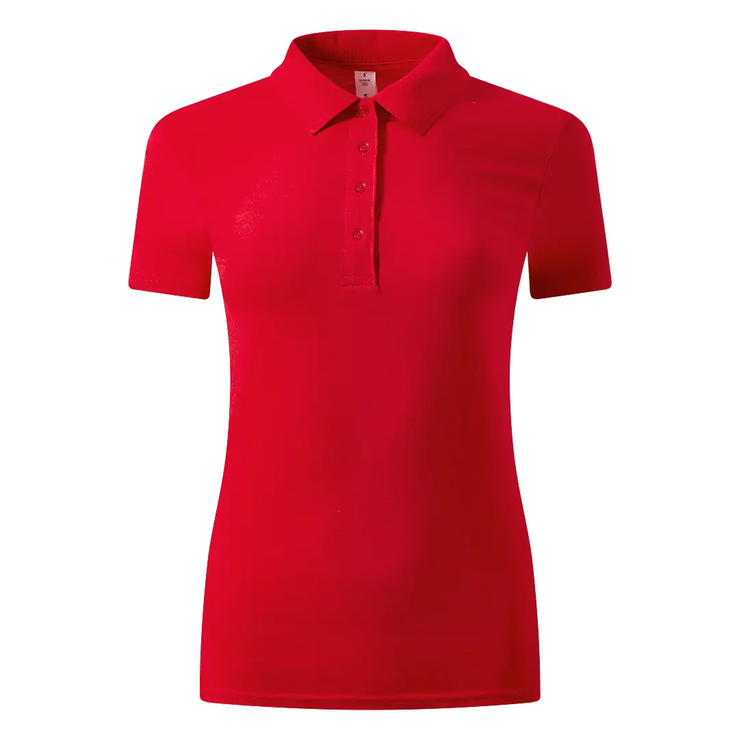 UNA, ženska polo majica, 180 g/m2, crvena