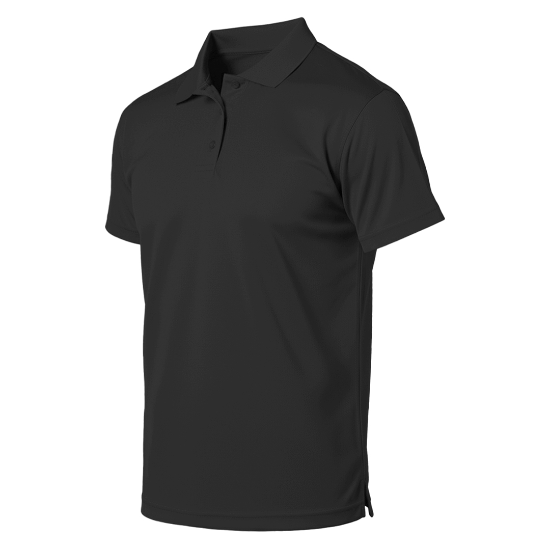 LACROSS, sportska polo majica, 130 g/m2, crna