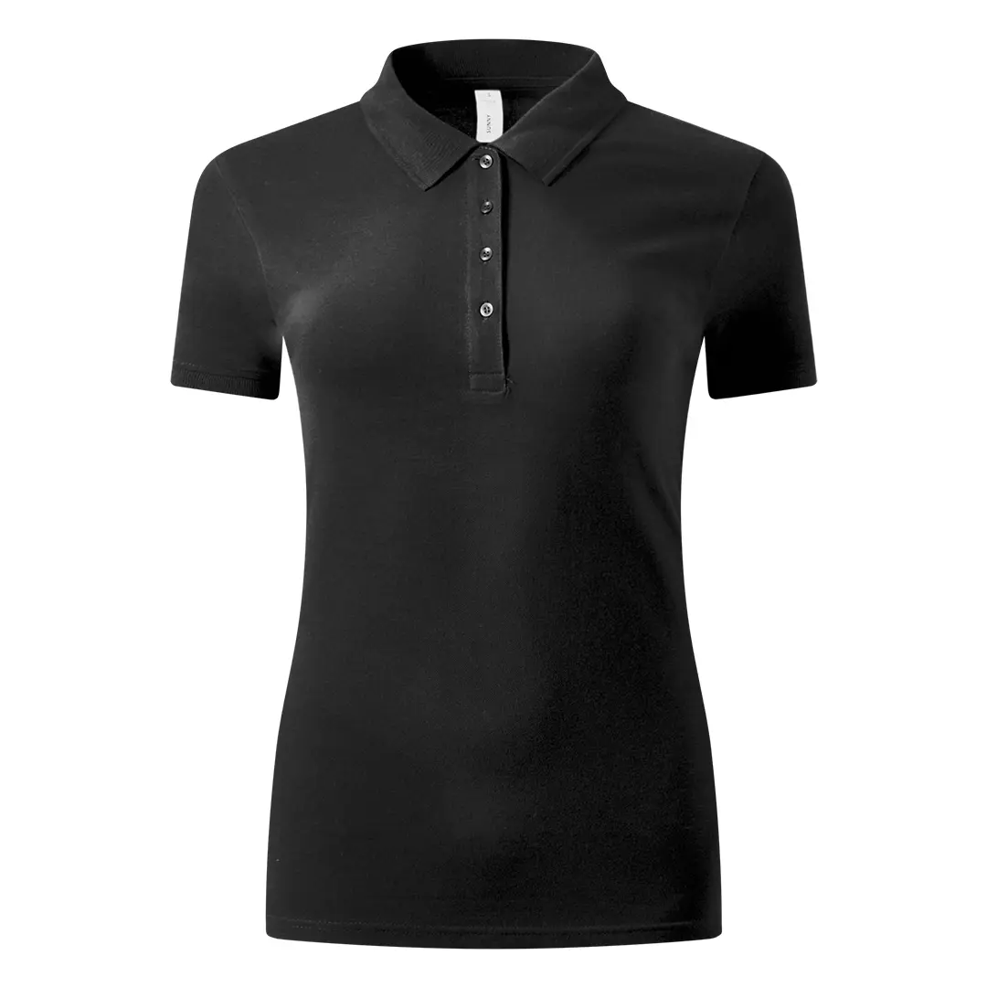 SUNNY, ženska polo majica, 180 g/m2, crna