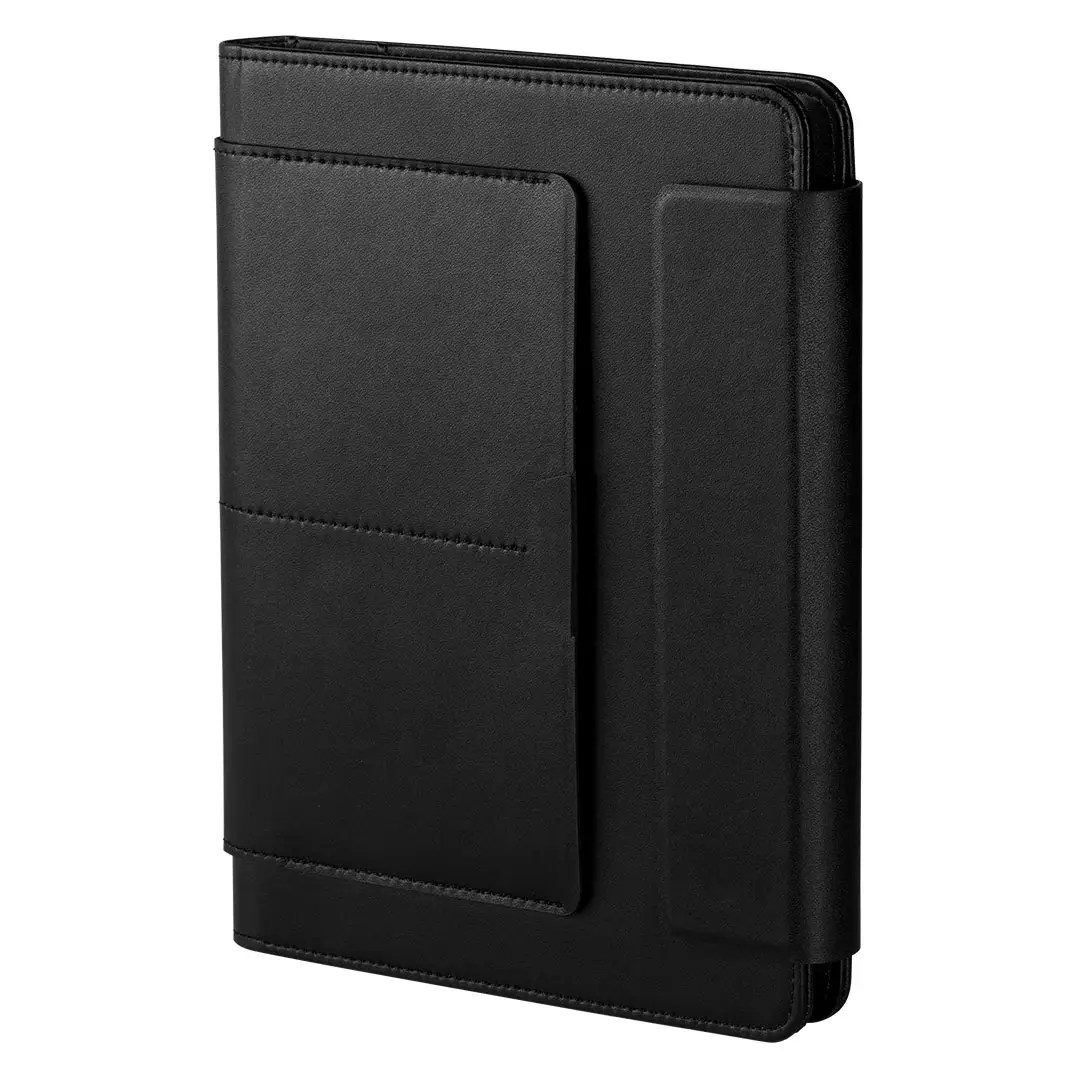 ALCANTARA, portfolio sa notesom a5 u poklon kutiji, crni