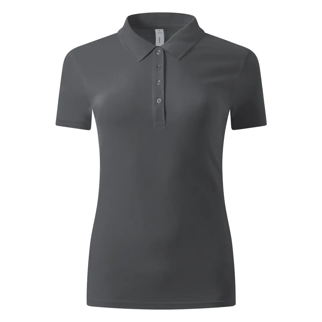 SUNNY, ženska polo majica, 180 g/m2, tamno siva