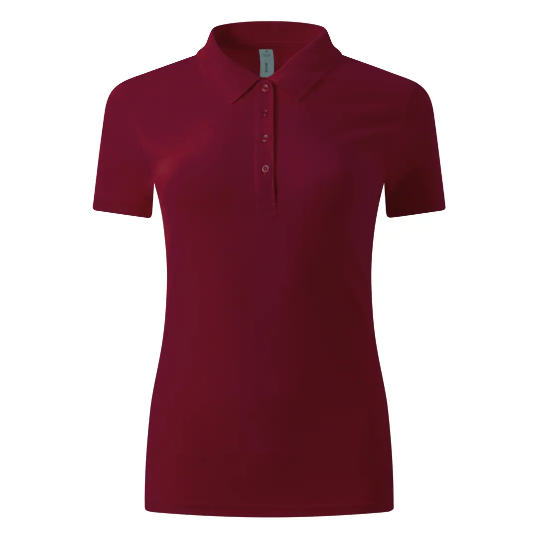 SUNNY, ženska polo majica, 180 g/m2, bordo