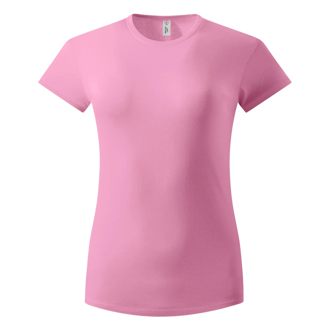 MASTER LADY, ženska pamučna majica, 150g/m2, roze