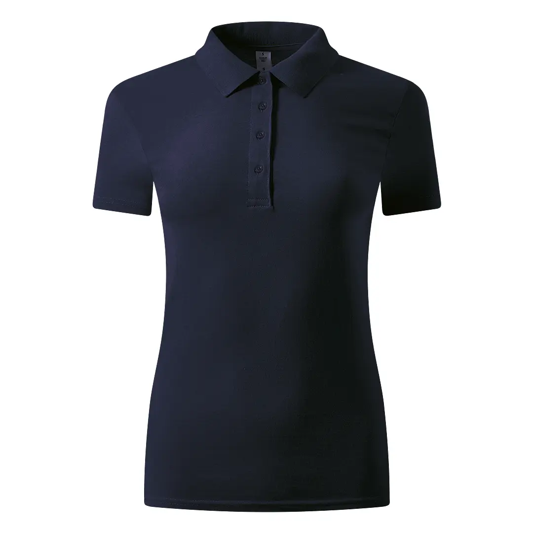 UNA, ženska polo majica, 180 g/m2, plava