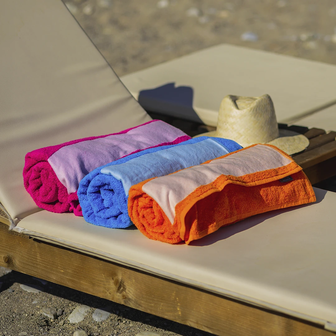 LA PLAYA, peškir za plažu za sublimaciju, 500 gr/m2, svetlo zeleni