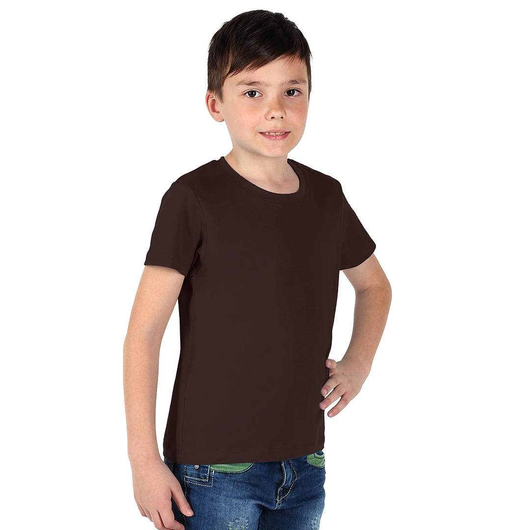 MASTER KID, dečja pamučna majica, 150 g/m2, braon