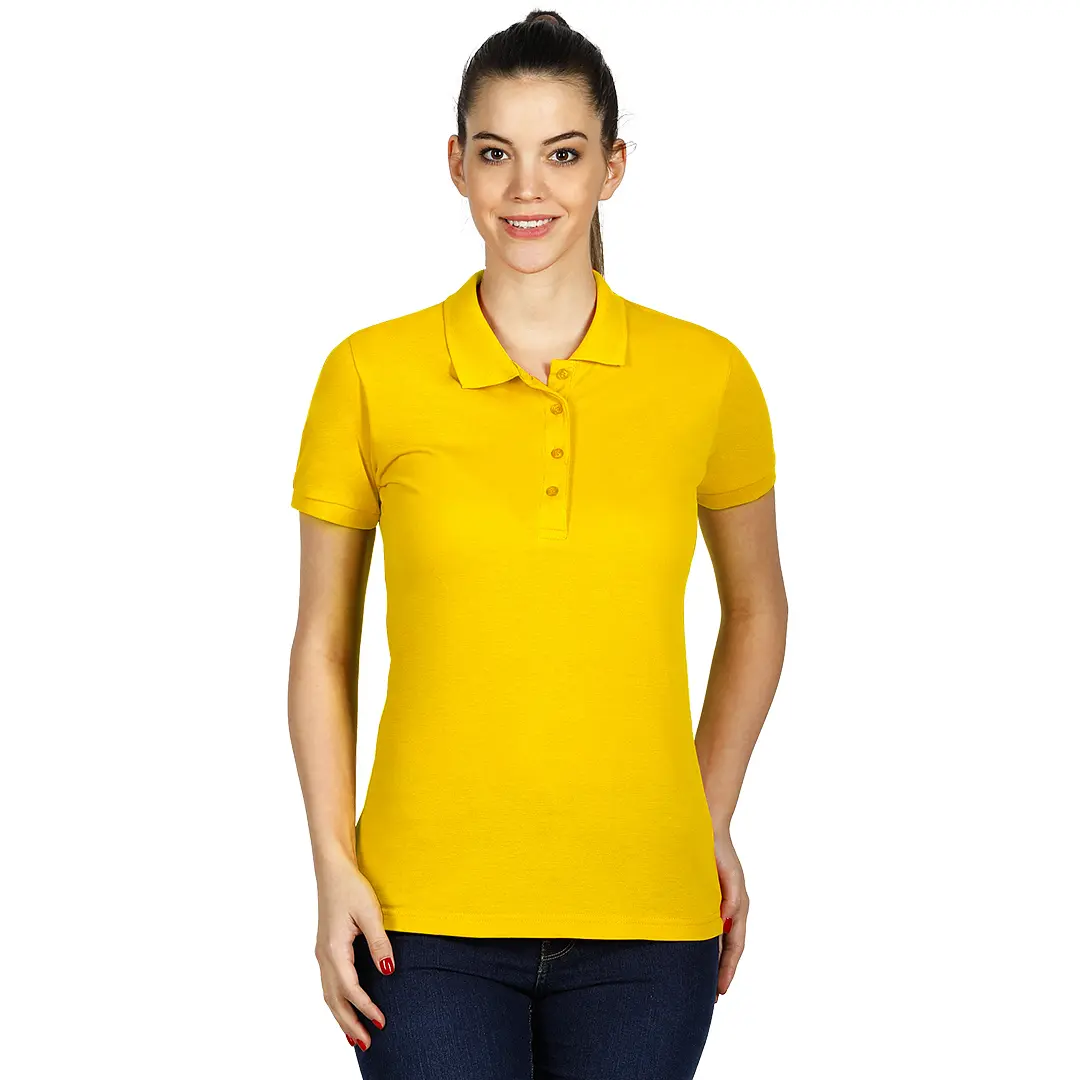 SUNNY, ženska polo majica, 180 g/m2, žuta