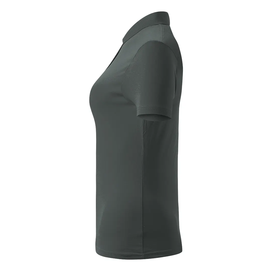 UNA, ženska polo majica, 180 g/m2, tamno siva