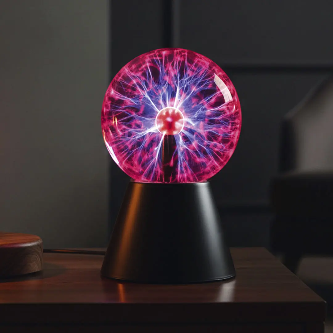 HYPERNOVA, magična plazma sfera lampa, crna