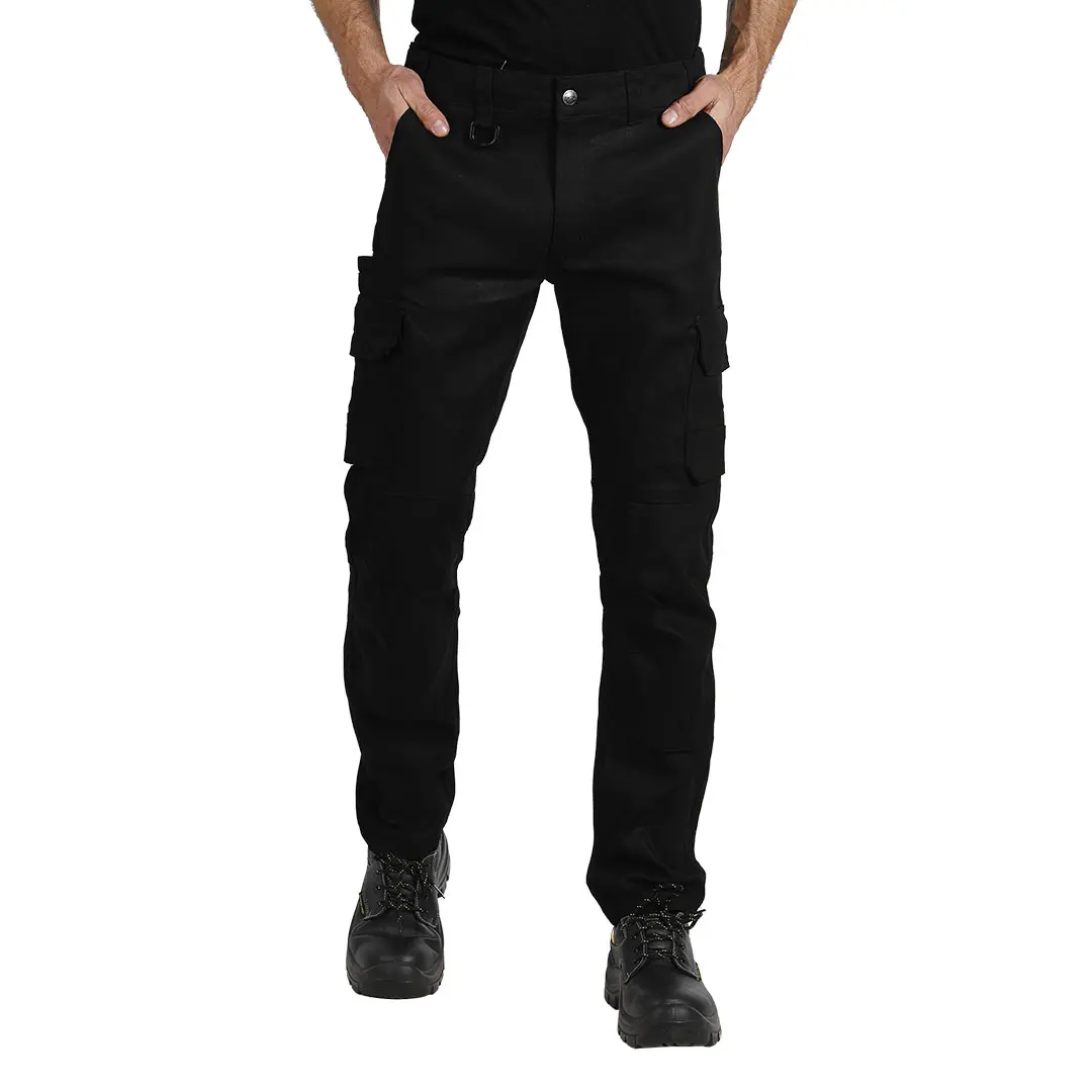 FORCE PANTS, radne pantalone sa elastinom, crne