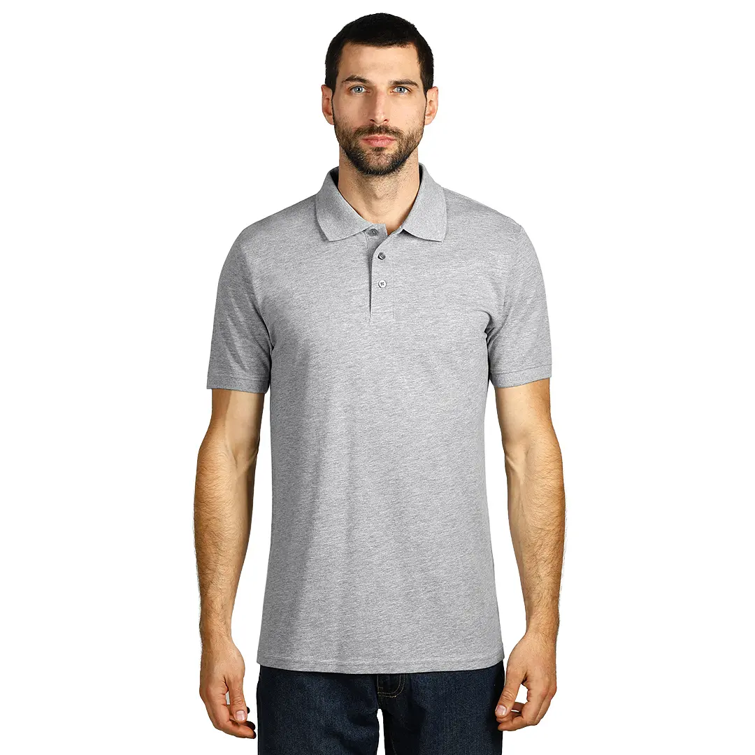AZZURRO II, polo majica, 180 g/m2, pepeljasta