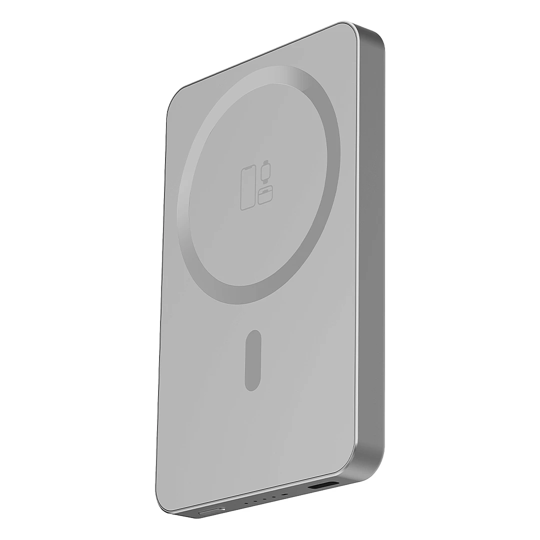 JOIN PD, pomoćna baterija 5.000 mah, 15 w, sa magnetom, srebrni