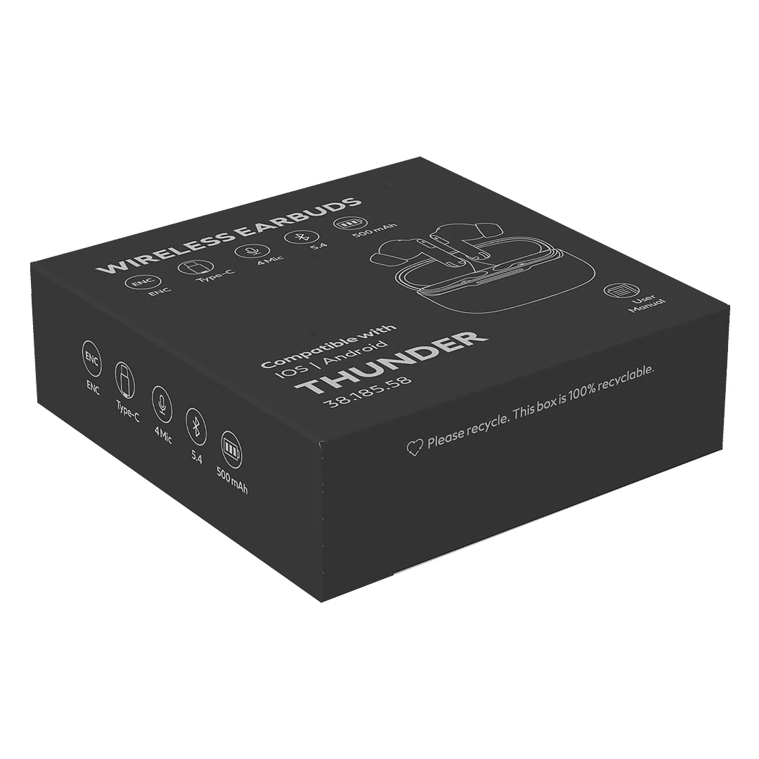 THUNDER, bežične stereo slušalice, mint