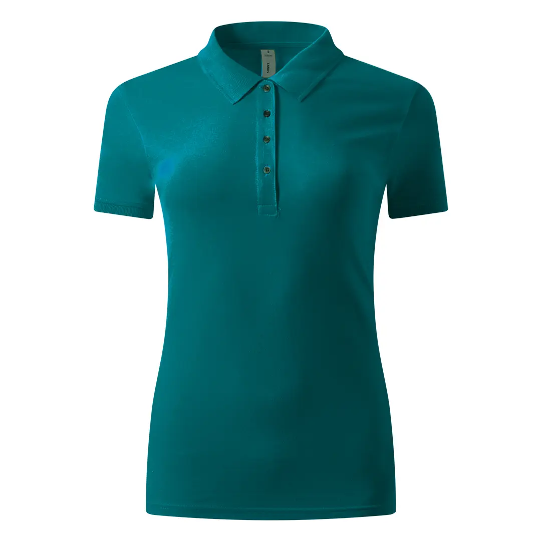 SUNNY, ženska polo majica, 180 g/m2, petrol