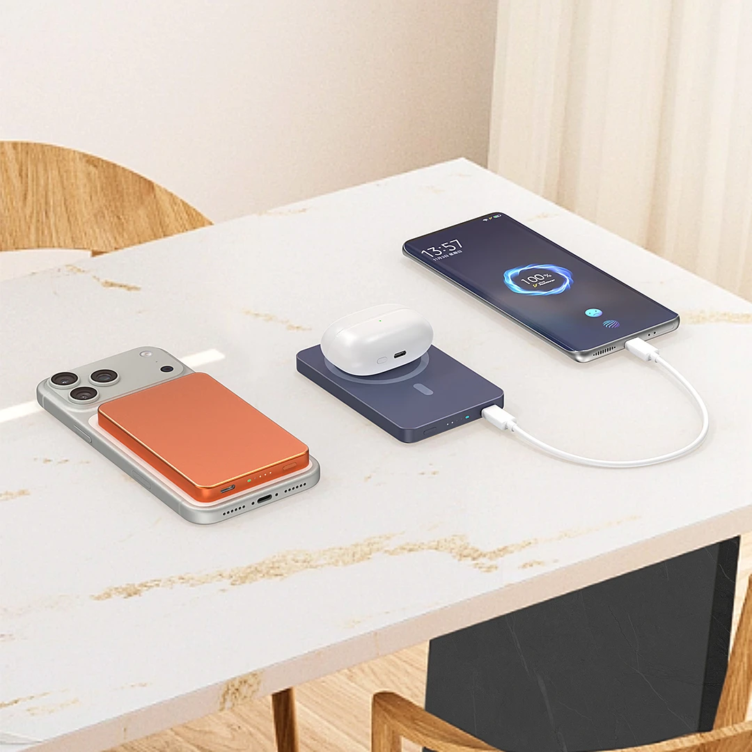 JOIN PD, pomoćna baterija 5.000 mah, 15 w, sa magnetom, plavi