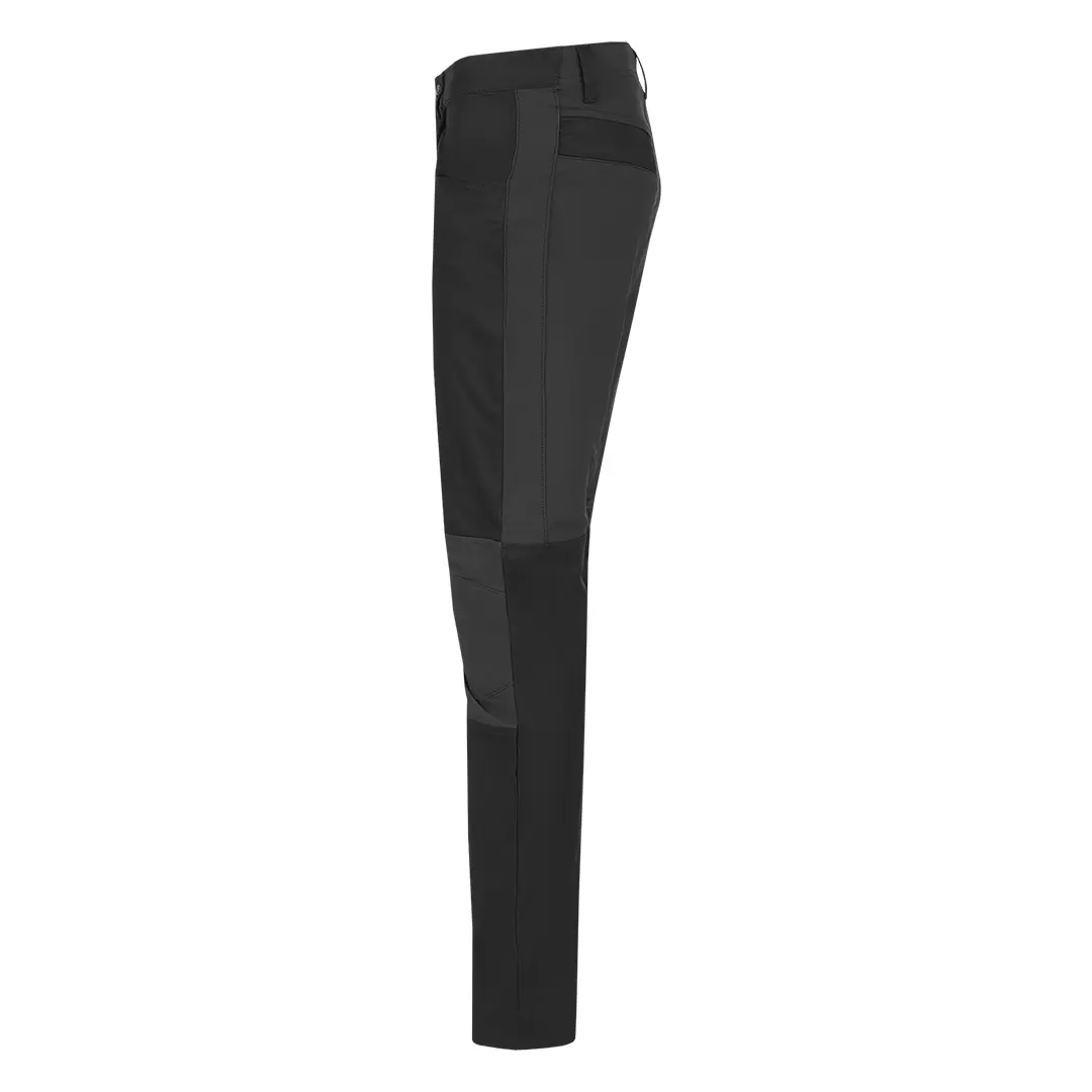 ROVER WOMEN, ženske servisne radne pantalone sa elastinom, crne