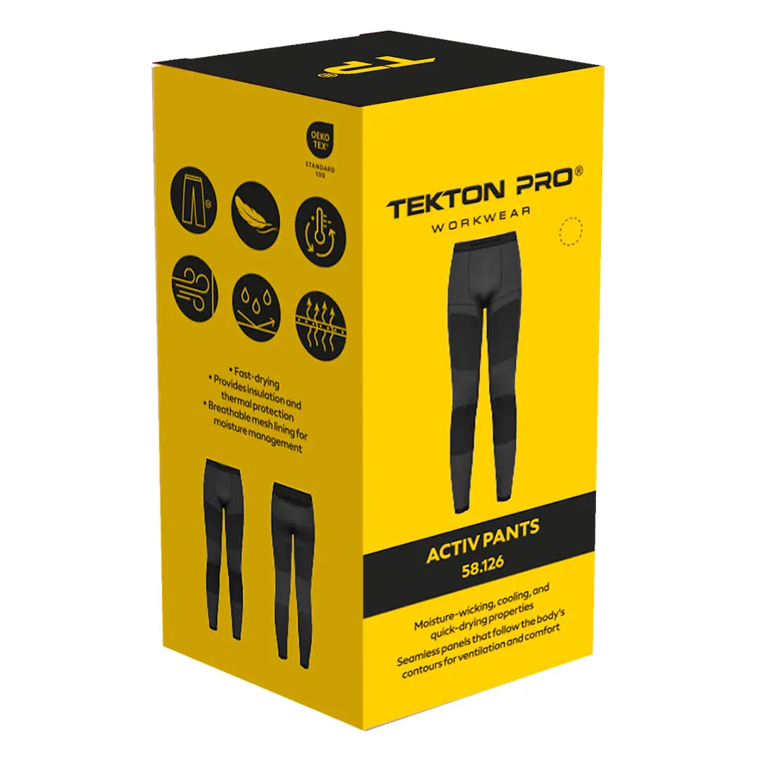 ACTIV PANTS, aktivni veš, donji deo, crni