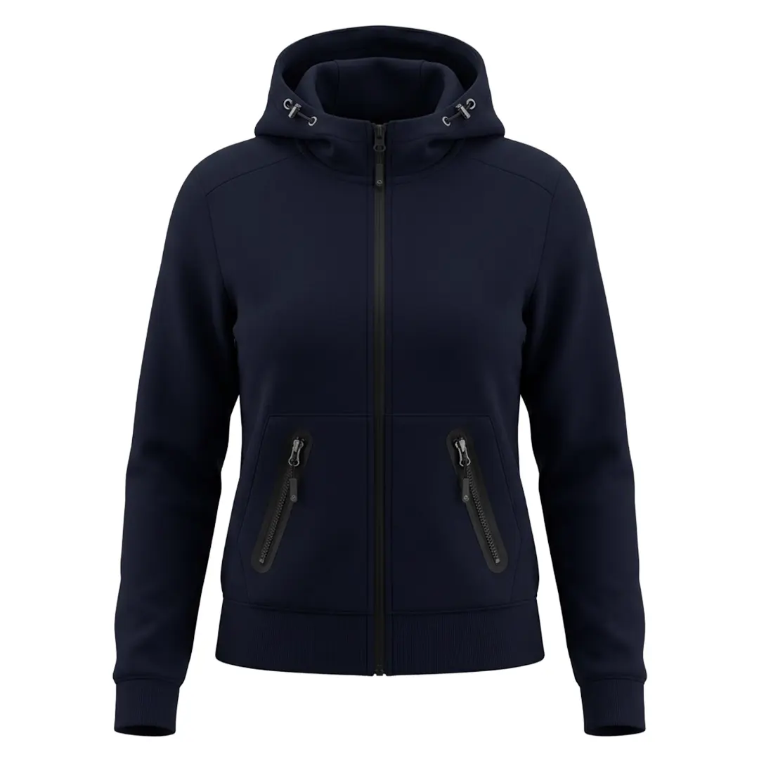 CAMERON LADY, ženska dukserica sa kapuljačom, 380 g/m2, plava